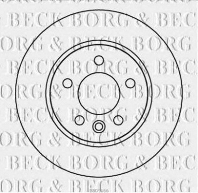 BORG & BECK bbd5166 -  Тормозной диск